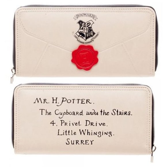 Handbags - Harry Potter School Hogwarts Letter zip Wallet